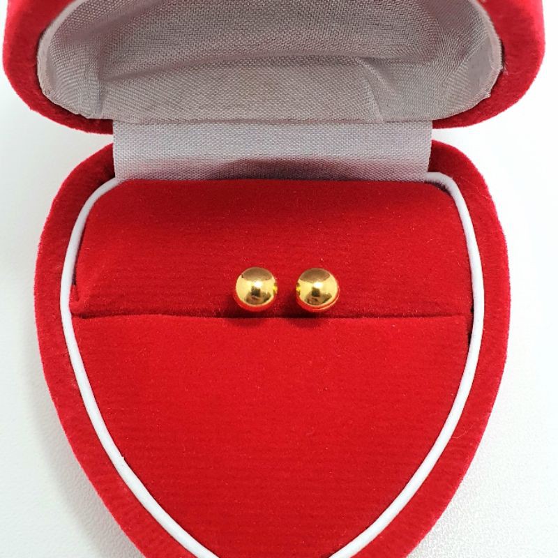Giwang Anting Tindik Emas Muda Pentol 1/2 Gram