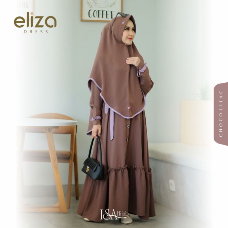 ELIZA DRESS by Isa Hijab Ori Gamis Limited Lebaran 2022