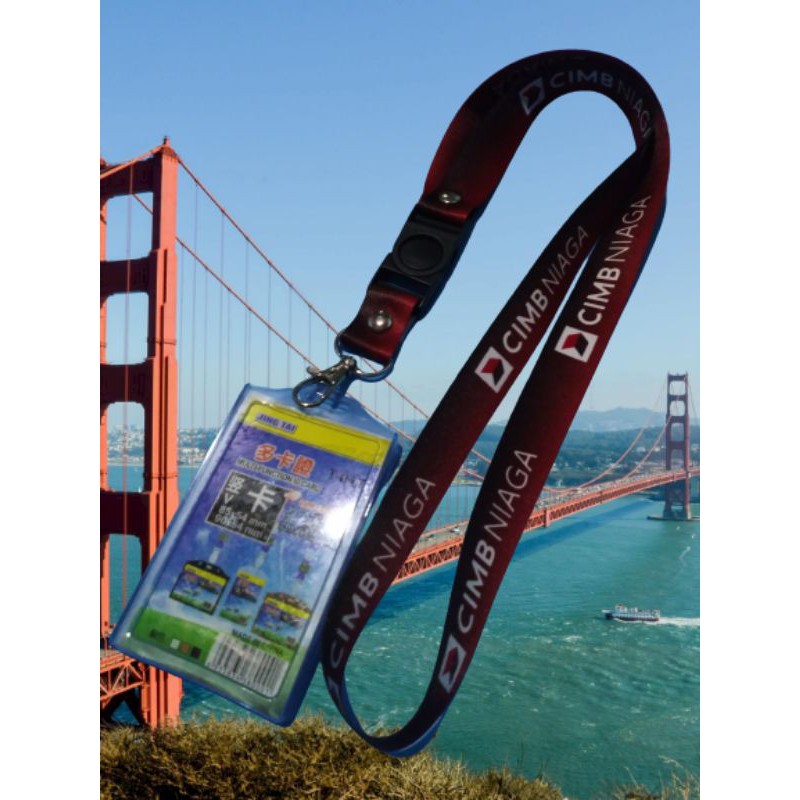 

TALI ID CARD/LANYARD CIMB NIAGA-BISA SATUAN-READY STOCK