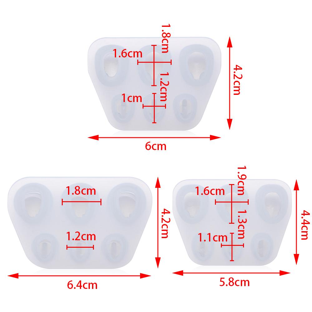 Cetakan Silikon Bentuk Gelang 3D Untuk Membuat Perhiasan DIY