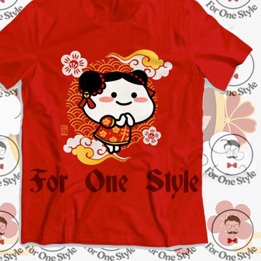 Special KAOS IMLEK SINCIA CHINESE  YEAR 2022 - KAOS IMLEK PENTOL 05 pentol cewe cici cute - IMLEK CU