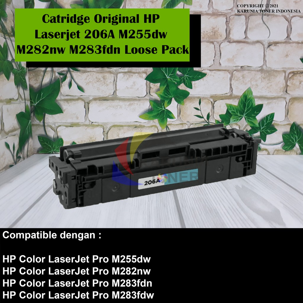 Catridge Original Printer HP Laserjet 206A M255dw M282nw M283fdn Loose Pack