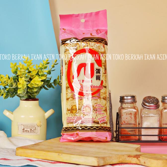 

Big Sale Egg Noodle SU Brand 450gr / Mie Telur Kering Bulat Keriting Big Sale