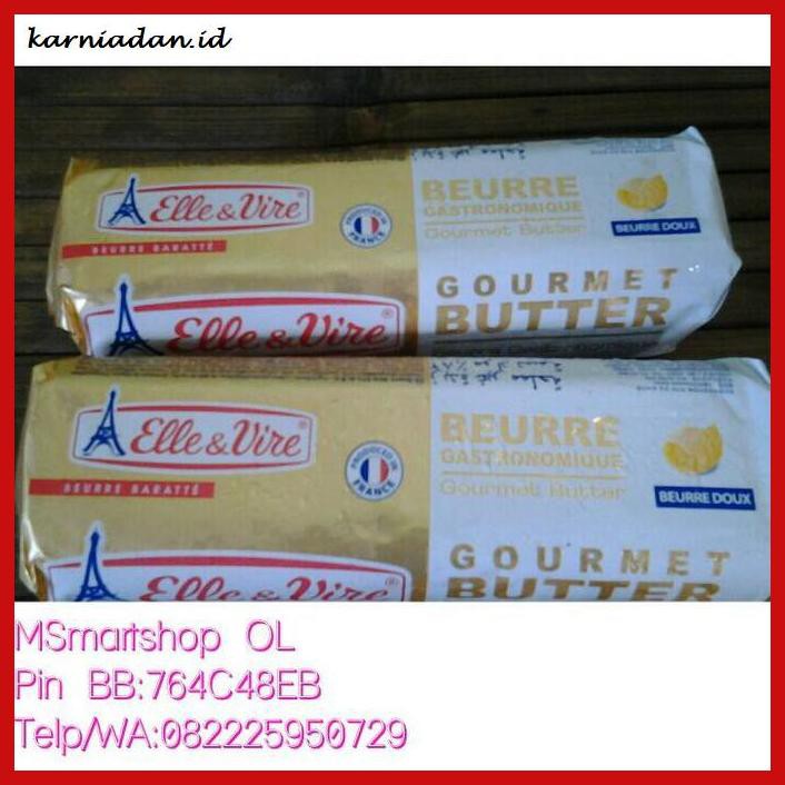 

Rettubagetnem- Butter Roll Gourmet Elle Vire Unsalted -Asli-Slii.