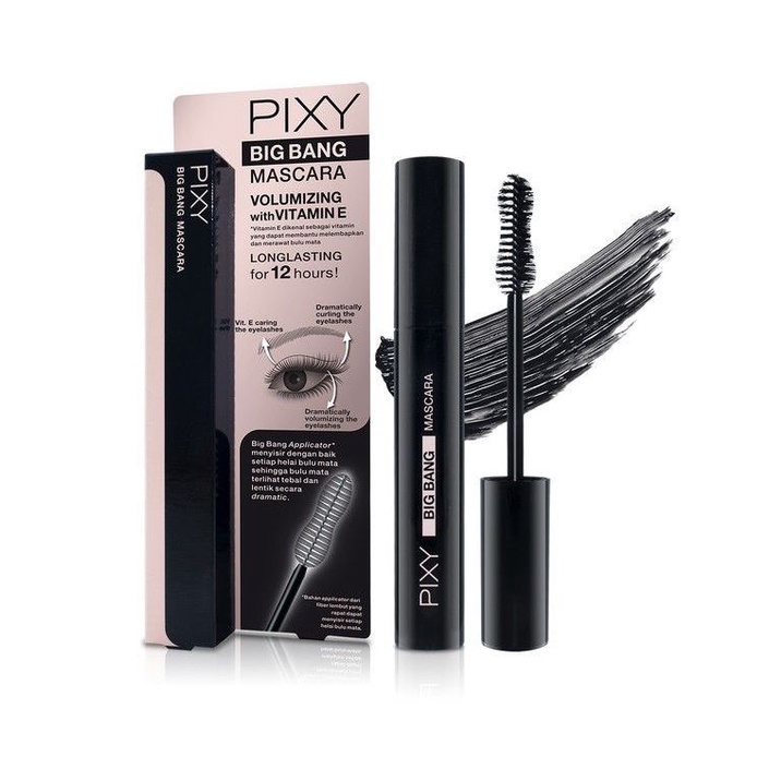 Pixy Big Bang Mascara - Volumizing Mascara With Vitamin E