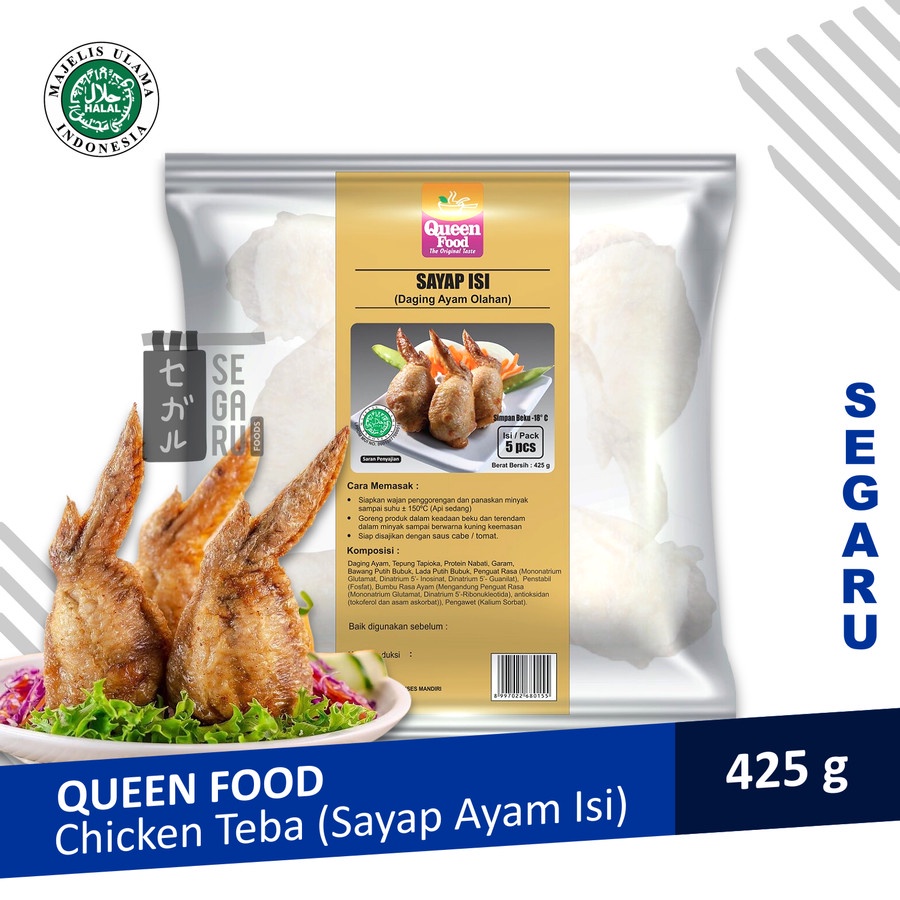 Queen Food Tori No Teba Bento | Sayap Ayam Isi Ala Jepang