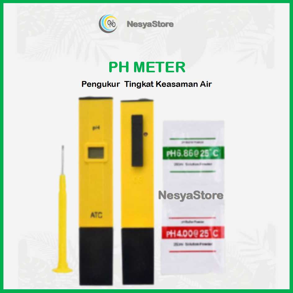 pH Meter Digital Tester Alat Pengukur Keasaman Air Hidroponik Akuarium Kolam