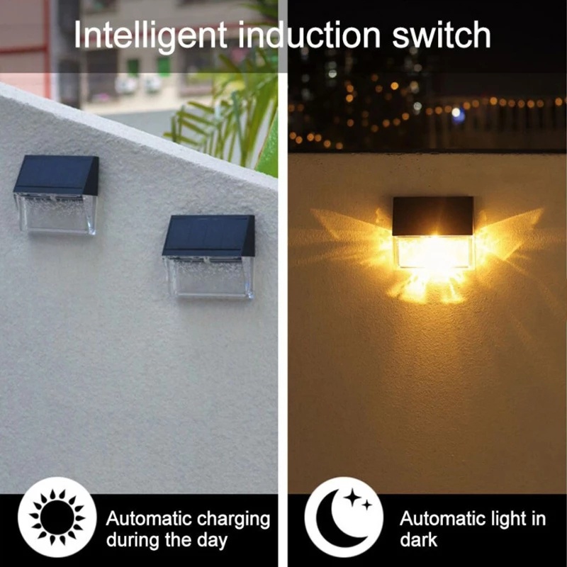 (2 Mode) (Lampu Dinding Led Tenaga Surya Bentuk Kupu-Kupu Tahan Air Untuk Dekorasi Taman / Outdoor