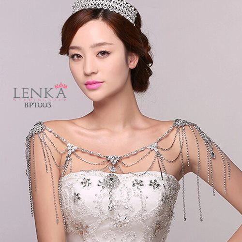 [READY STOCK] BRIDAL BOLERO CRYSTAL AKSESORIS PERNIKAHAN WANITA BPT003