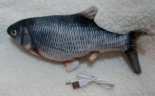 Boneka Ikan Nemo Ikan Mas USB Bisa Gerak Niru suara Musik LED Import