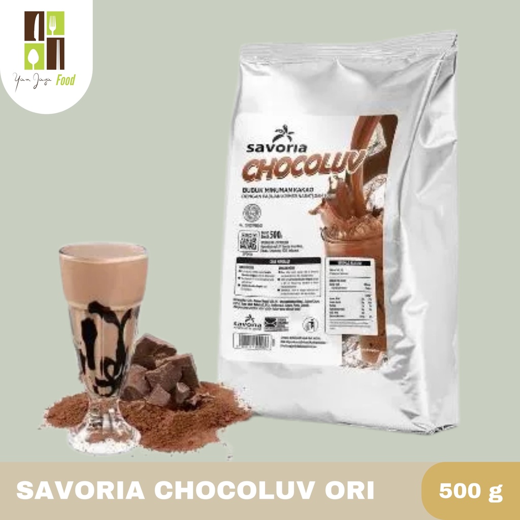 Savoria Chocoluv Minuman Bubuk Rasa Coklat Beverage [500g]