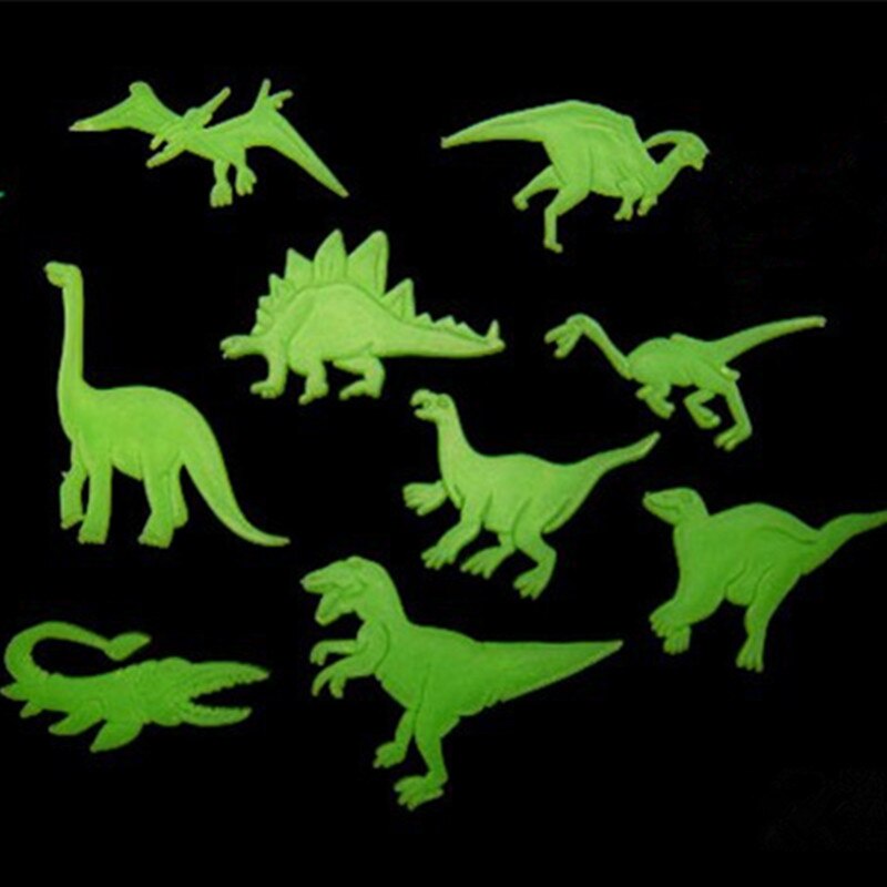 Sticker Dinding Glow In The Dark Animal Dinosaurus