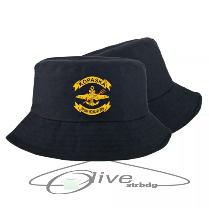 TOPI BUCKET HATS KOPASKA LOGO // TOPI KOPASKA