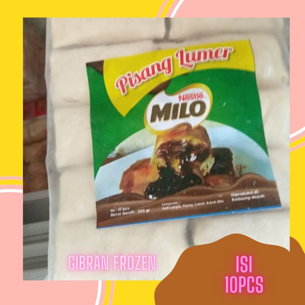 Pisang Coklat Milo Piscok Milo Makanan Beku Lainnya Cemilan Manis Shopee Indonesia