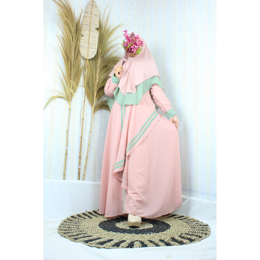 gamis CERUTY SET CLARESTA ceruty undak swarna WANITA muslim muslimah jumbo xl