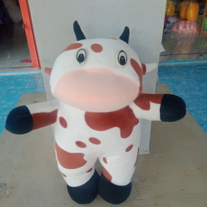 Boneka sapi ukuran 30cm size s