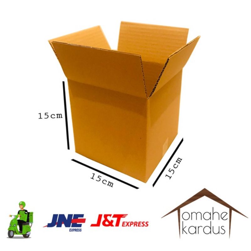 

KARDUS BOX POLOS UK 15X15X15