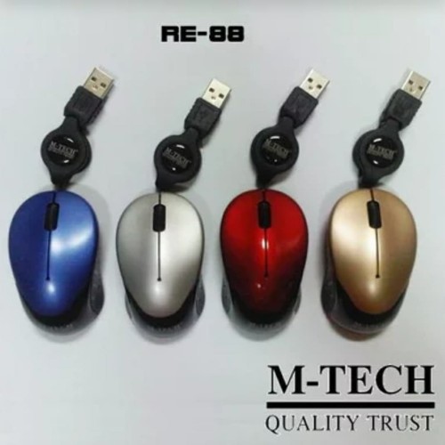 Mouse Mtech RE88 / Mouse M-tech RE-88 Retractable Cable