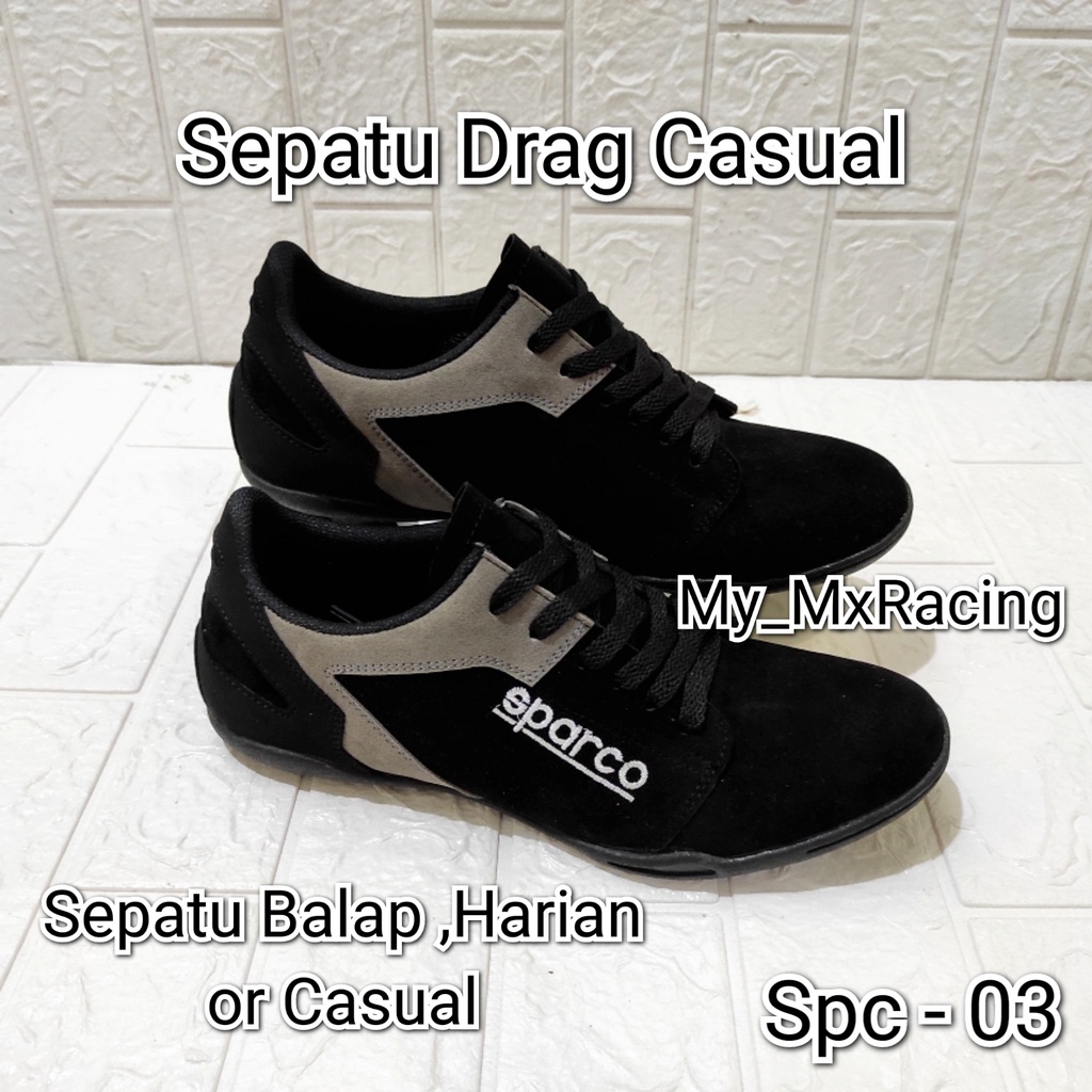 sepatu drag race sepatu sunmori sepatu balap casual terlaris new kuality kualitas premium PLUS TAS PLUS GLOVE