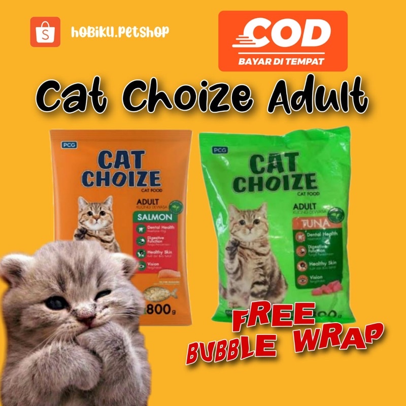 CAT CHOIZE ADULT TUNA SALMON - Makanan Pakan Premium Kucing Kering Cat Choize