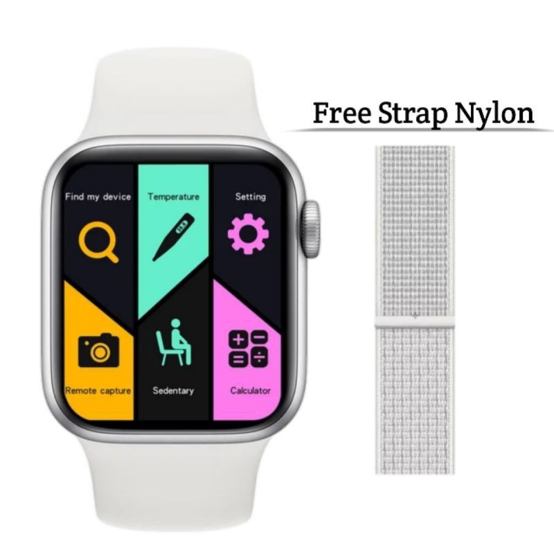 Smartwatch IWO LTE NEW 2021 44MM ( BISA TLP DARI JAM) WIRELESS CHARGER flowers79