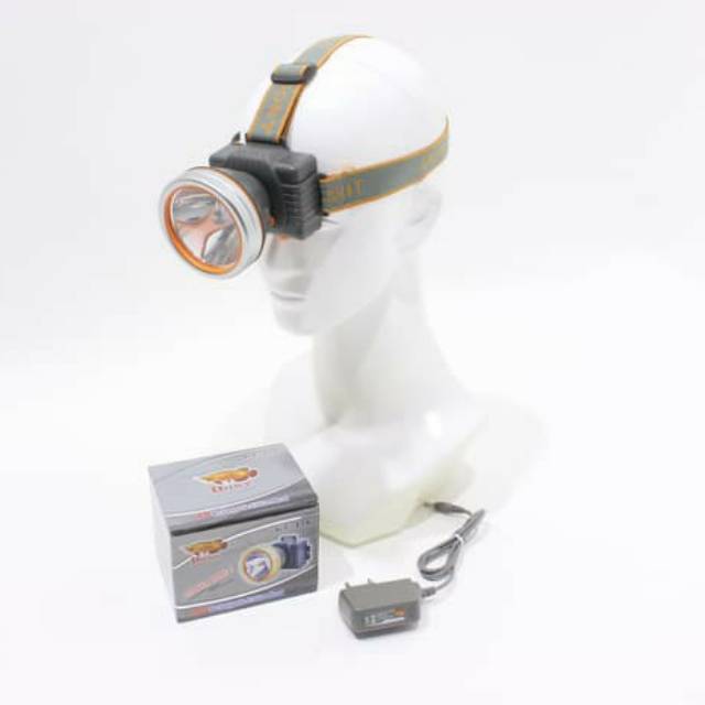 Senter kepala original headlamp dony KL-158 cahaya kuning dan putih