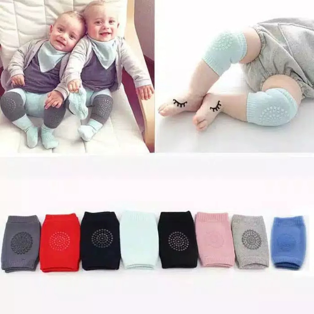 Knee Protector Baby Kain Lembut Pelindung Lutut Prewalker Kneepad Anti Slip Knee Pads Kain Pelindung Lutut Dengkul Bayi Tidak Lecet