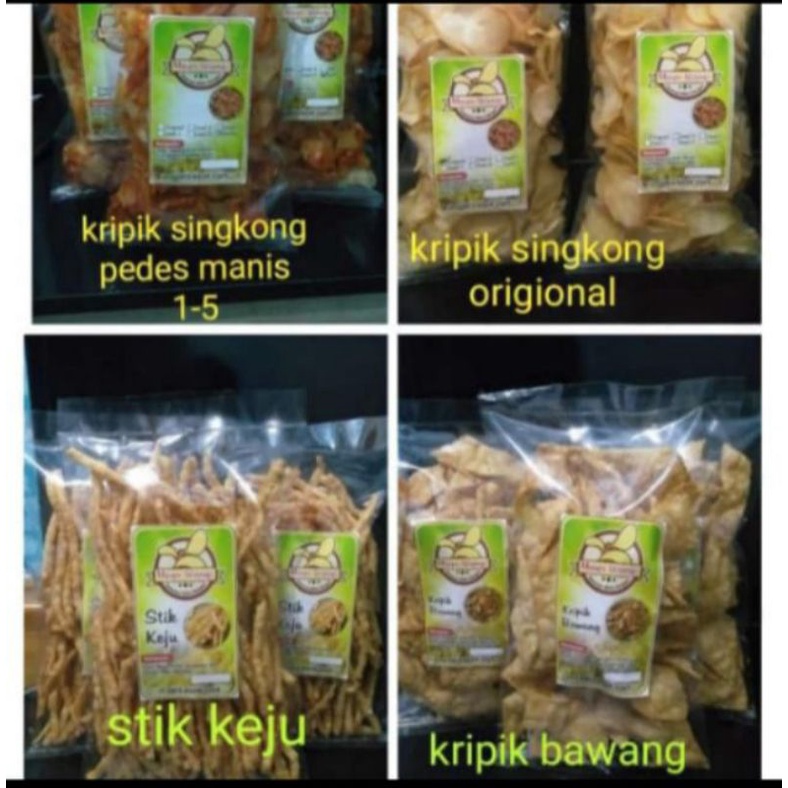 

Keripik Singkong pedes level 1-5