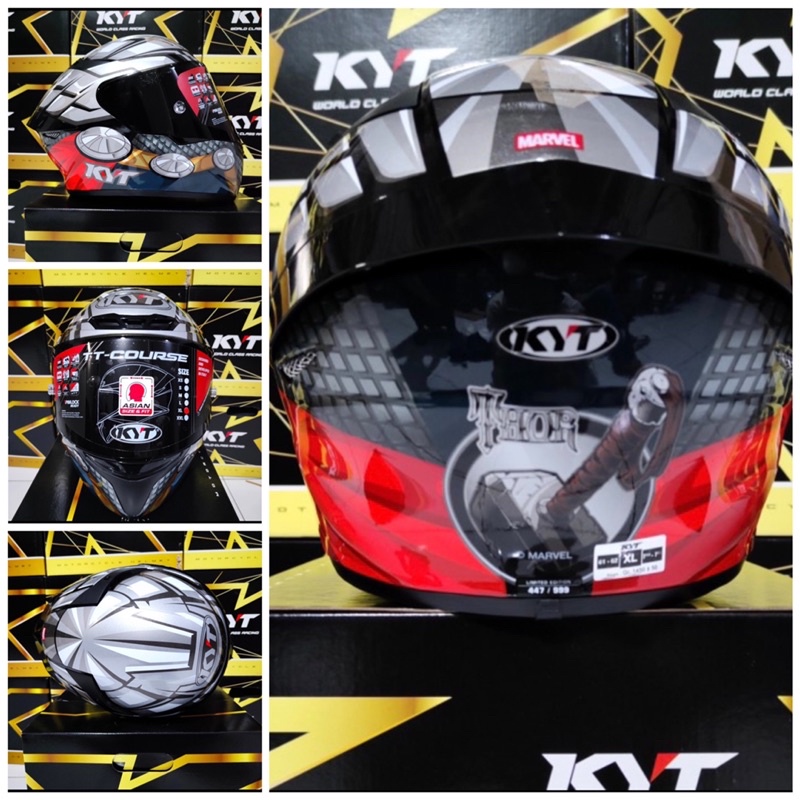 kyt tt course marvel thor / kyt ttc marvel thor ( limited endition)