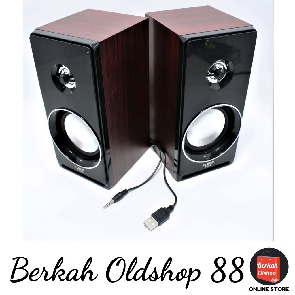 Berkah Oldshop 88 - Speakers Aktif FLECO F-019 Digital Musik Audio Komputer