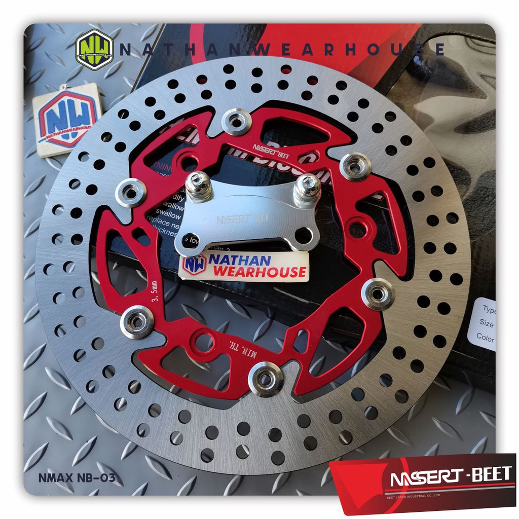 DiscBrake Piringan Cakram Floating Depan NMAX New 2020 Old AEROX 265MM CNC 03