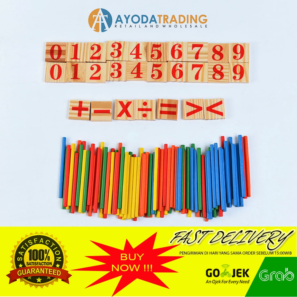 Mainan Edukasi Math Stick Early Learning