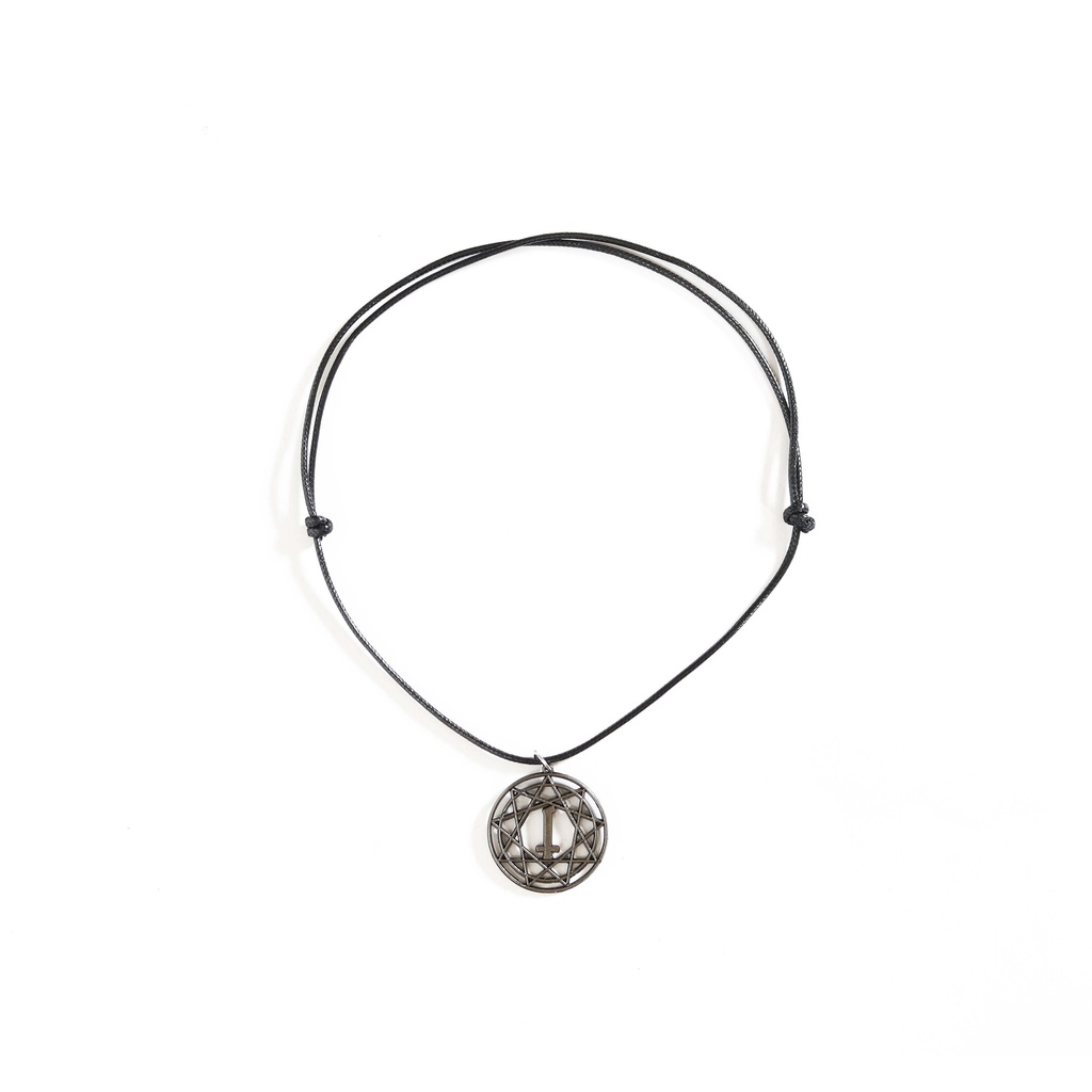 Heretic - Pendant Necklace / Kalung - Black Pentagram