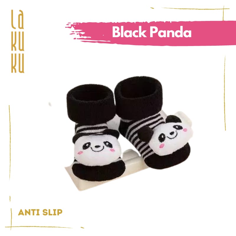 Lakuku - Kaos kaki Bayi 3D Prewalker 0-1 th Lembut Baby Socks