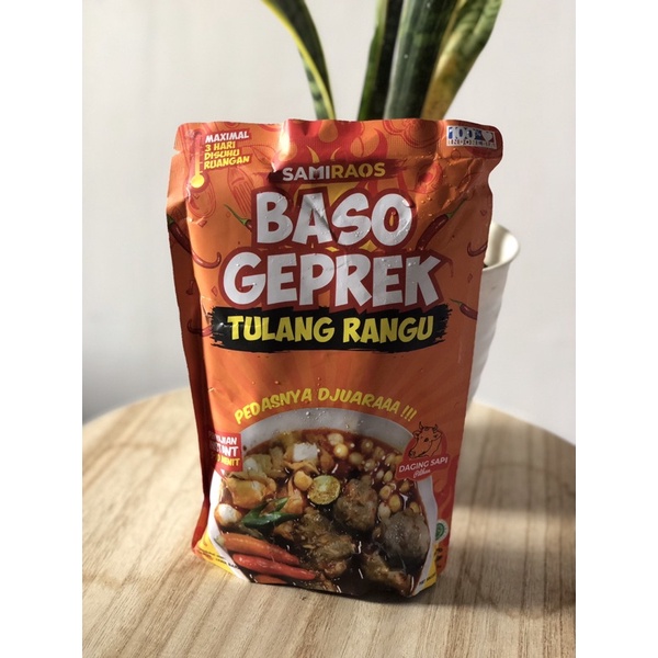 

Baso geprek tulang rangu samiraos