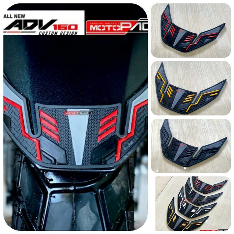 Motopad27 Stiker Karet Rubber Cover Fender Spakbor ADV 160 Kualitas Premium