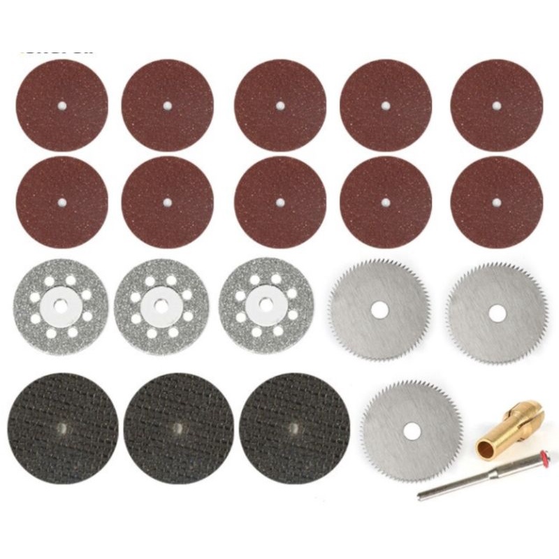 aksesories rotary 21pcs ikura / mini cutting wheel 21pcs ikura