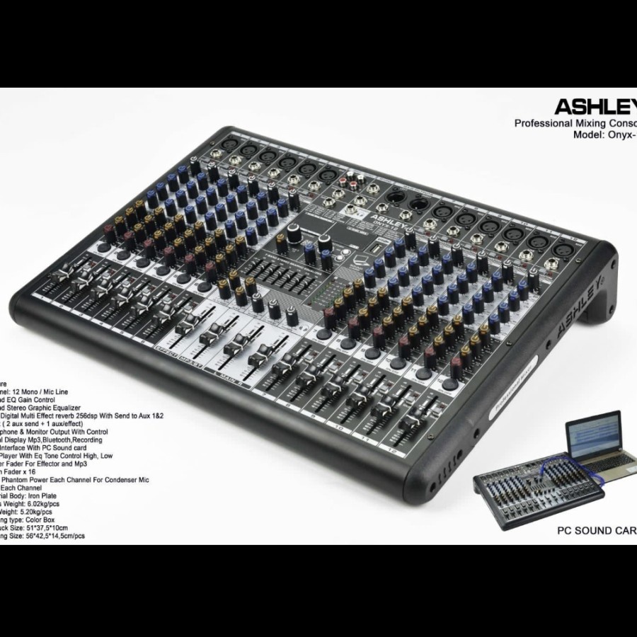 Mixer Ashley 12 Channel Onyx-12 Original