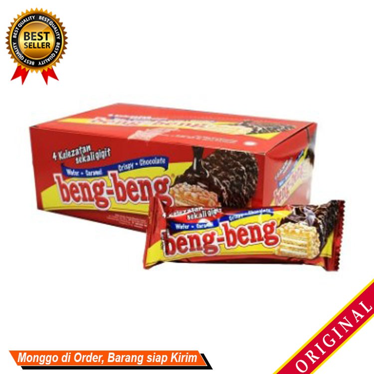 

Wafer lapis Coklat Kue Biskuit Jajanan Snack camilan keluarga ~ Wafer Beng-Beng 20g