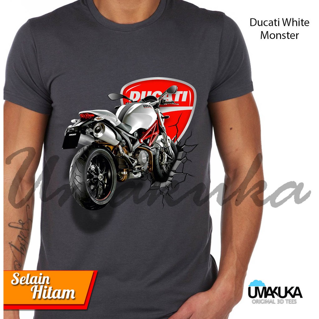 KAOS 3D UMAKUKA ORIGINAL - DUCATI WHITE MONSTER