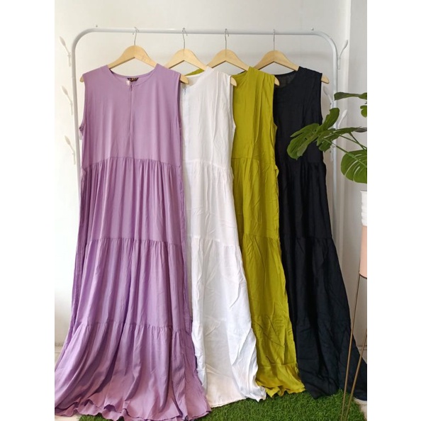INNER RAYON PREMIUM LONG DRESS
