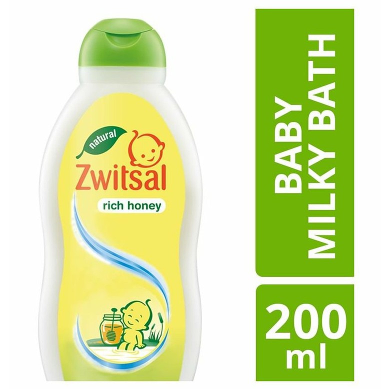 ZWITSAL NATURAL BABY BATH MILK &amp; HONEY 200ML