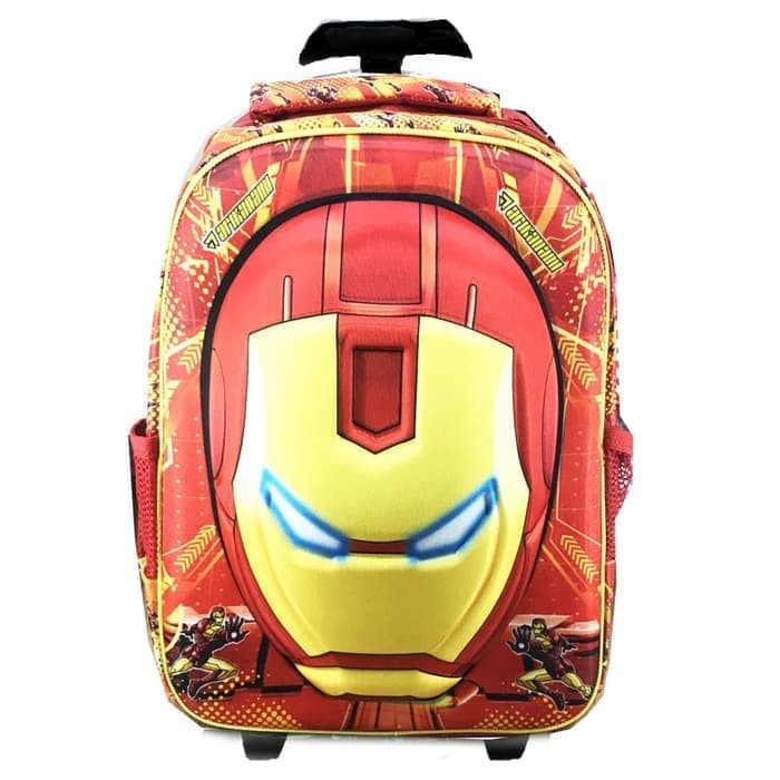 Gadis Anak Tas Troli Anak Perempuan Sekolah Dasar 1-3-5-6 Kelas 6 XO868  Troly Sd Ironman Timbul 3D