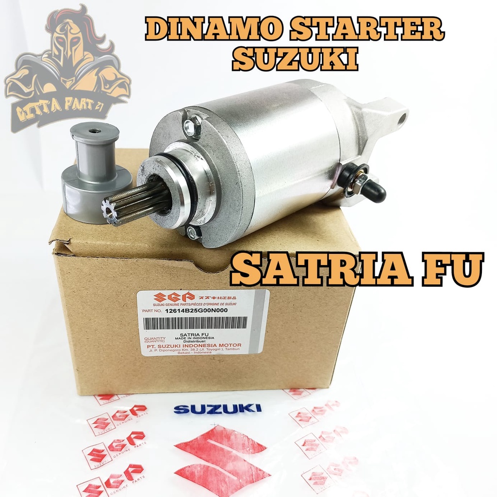 DINAMO STATER SUZUKI SATRIA FU KUALITAS ASLI ORIGINAL SUZUKI PRESISI BERFUNGSI DENGAN BAIK AWET DAN DIJAMIN MANTAP DINAMO STARTER SATRIA FU