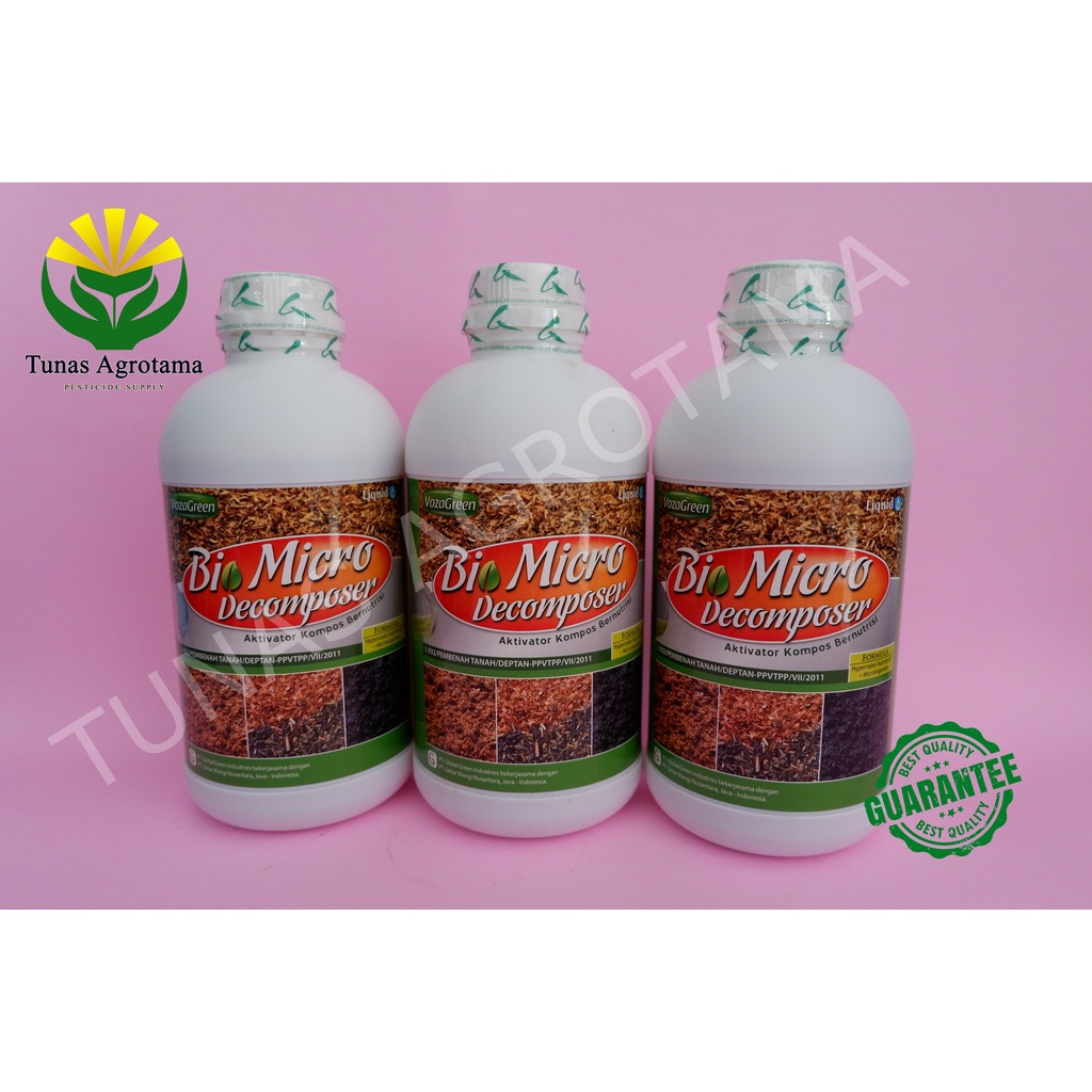 BioMicro Decomposer 1 L (Pupuk Pembenah Tanah) komposer 1 L bisa untuk 1 Ton - aktivator kompos beru