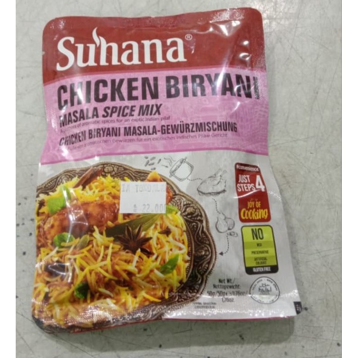 

Bumbu Suhana Chicken Biryani Masala Spice Mix 50gram