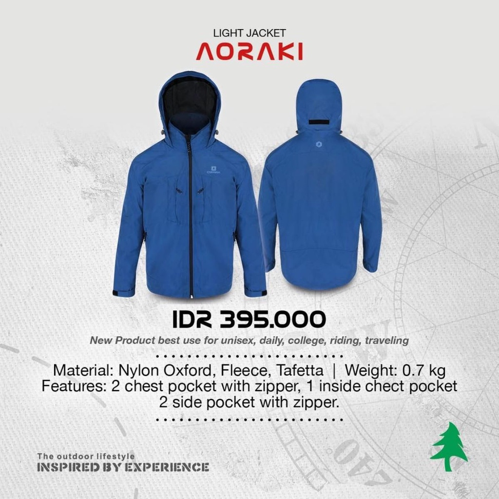 JAKET CONSINA AORAKI - JAKET GUNUNG -  JAKET INNER POLAR