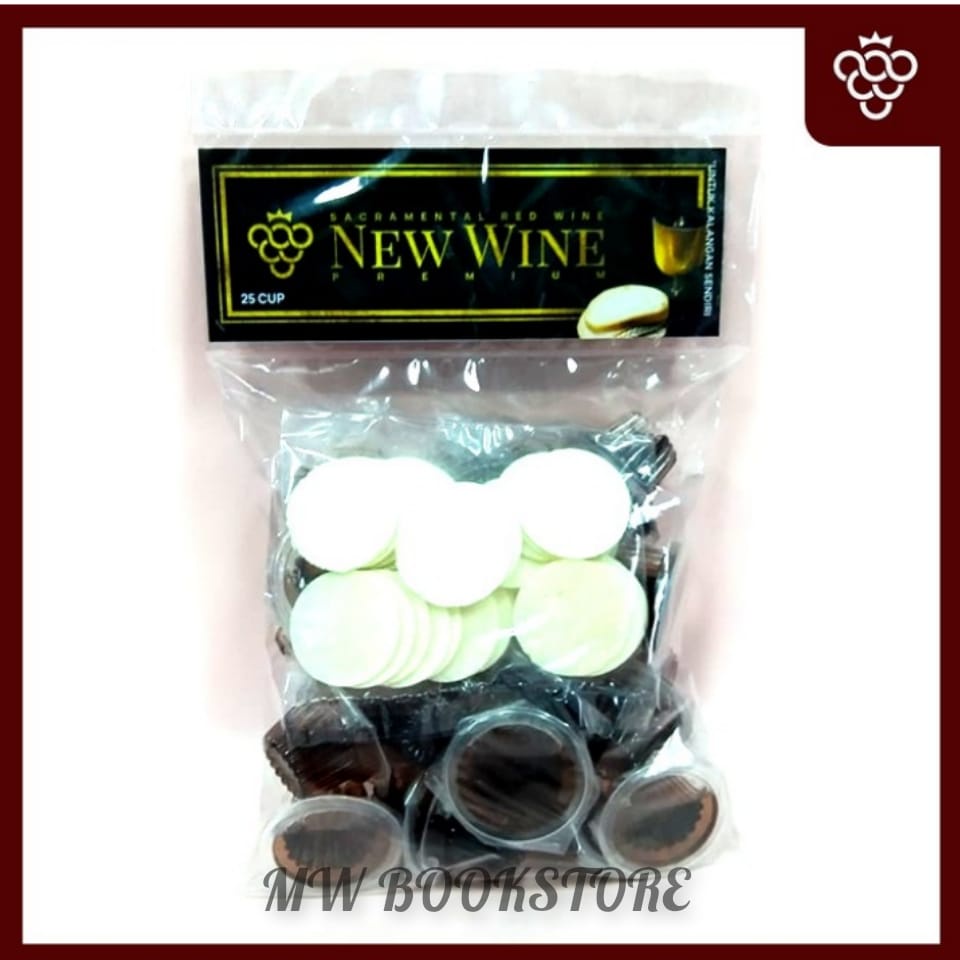 

Anggur Perjamuan Kudus Premium Cup + Hosti - Isi 25 cup