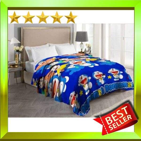 Limited SELIMUT MURAH / SELIMUT KARAKTER /SELIMUT DORAEMON / DEWASA / BULU - doraemon