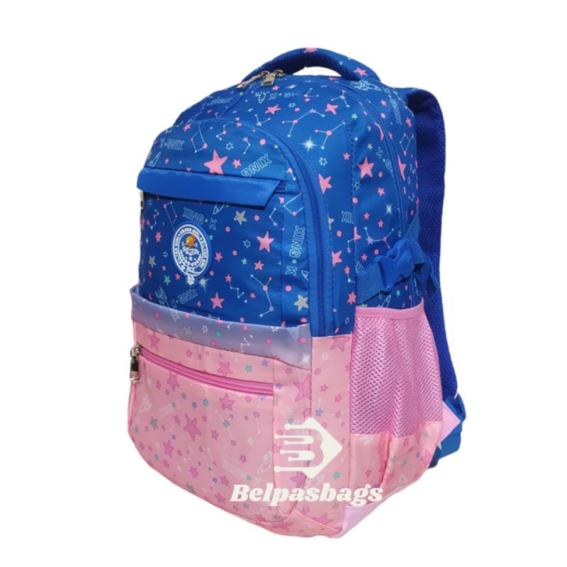 Tas sekolah anak perempuan tas ransel import silver girl by alto 71195E